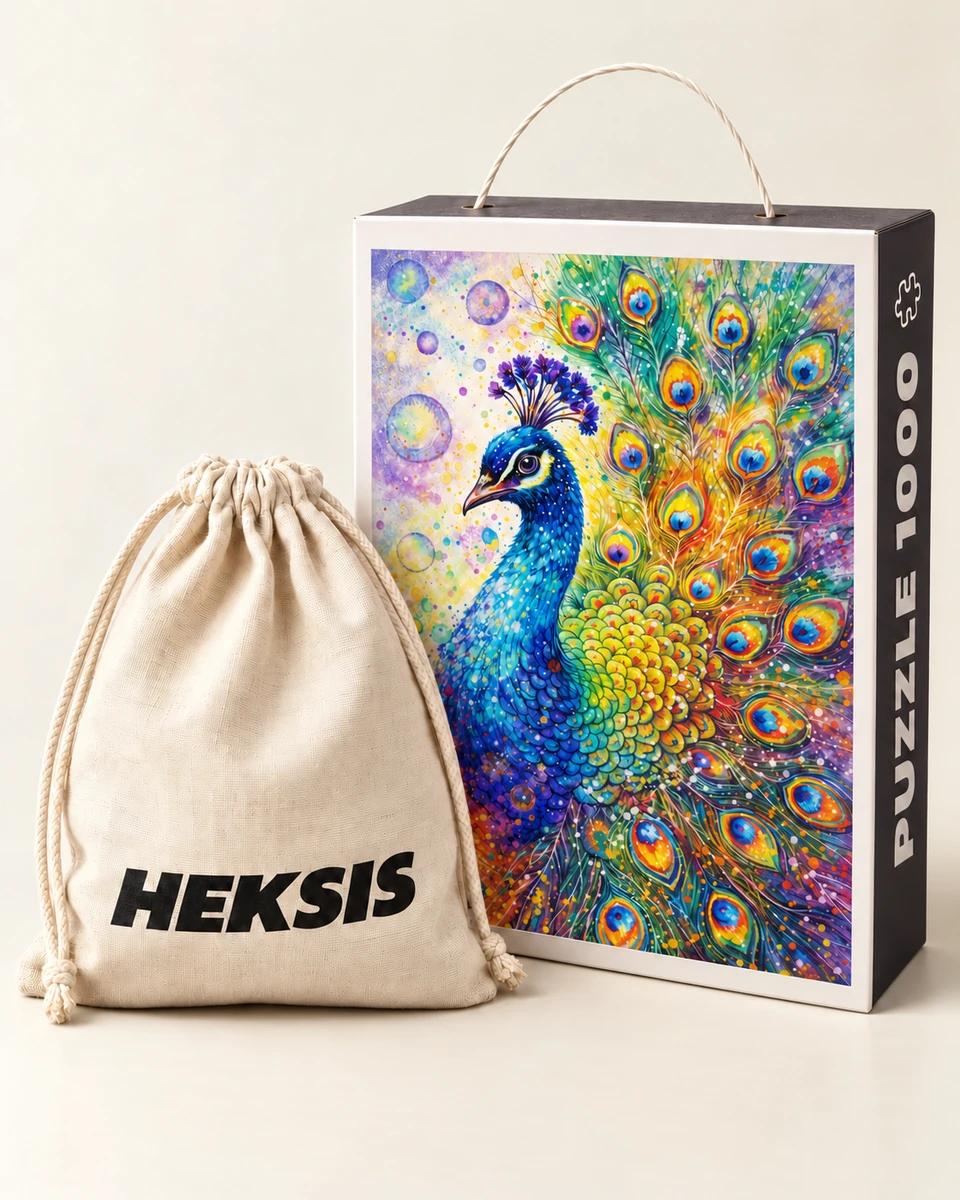 Iris — Coffret avec anse et pochon en coton inclus